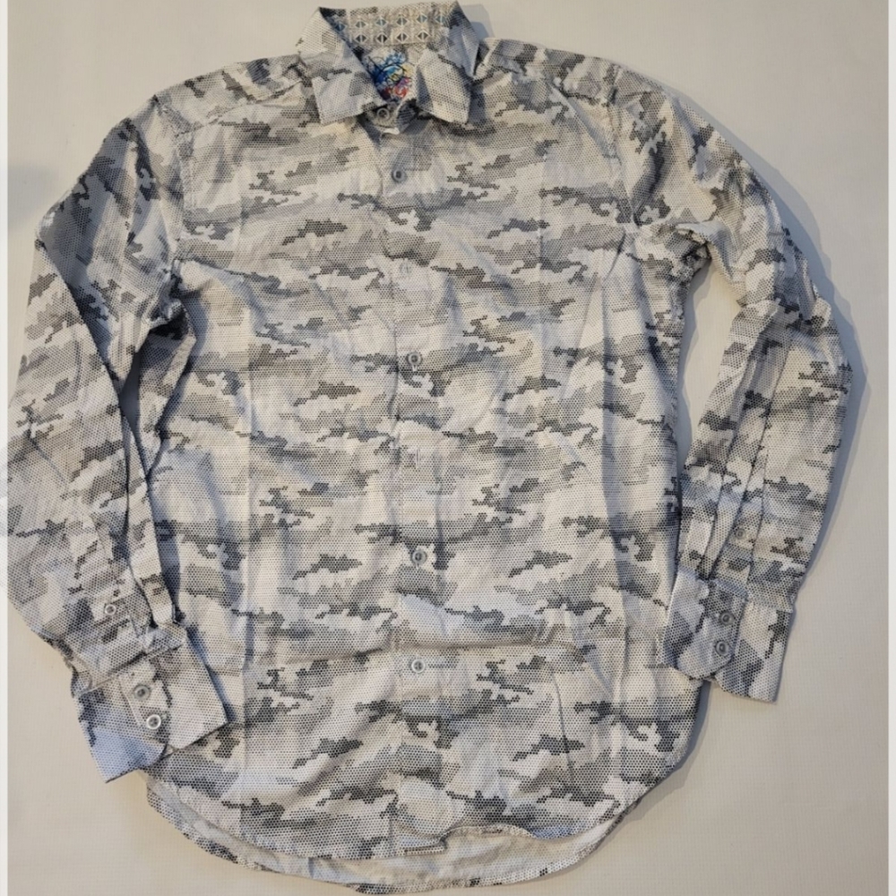 Robert Graham camo button down  size  small